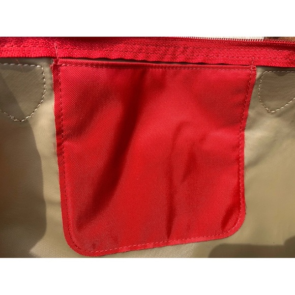 Longchamp Les Pliages Red Nylon Sac Pliant M - Picture 7 of 12